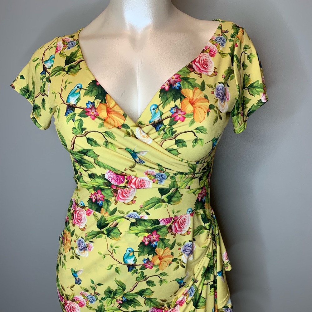 Faux wrap Dress